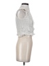 Zara Silver Sleeveless Blouse Size S - photo 4