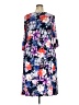Cathy Floral Blue Casual Dress Size XXL (estimated) - photo 2