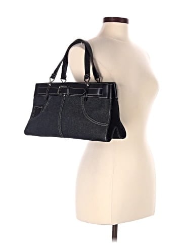 Christian Dior Vintage Trotter Horizontal Tote Denim with Leather (view 2)