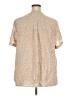 Torrid Tan Short Sleeve Blouse Size 3X Plus (3) - photo 2