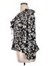 Old Navy 100% Polyester Black 3/4 Sleeve Blouse Size XL - photo 5