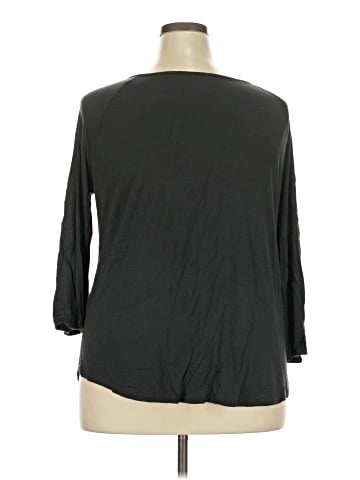Lane Bryant 3/4 Sleeve T-Shirt (view 2)