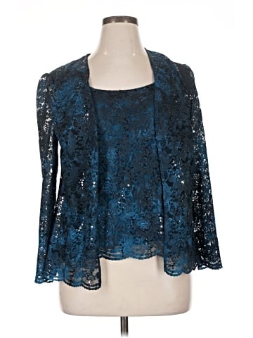 Alex Evenings Long Sleeve Blouse (view 1)