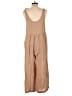 Final Touch Solid Tan Jumpsuit Size M - photo 2