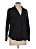 Columbia Polka Dots Black Long Sleeve Button-Down Shirt Size L - photo 1