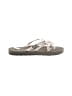 Teva Silver Flip Flops Size 11 - photo 1