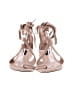 Aqua 100% Leather Tan Sandals Size 10 - photo 2