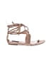 Aqua 100% Leather Tan Sandals Size 10 - photo 1