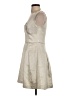 Shoshanna Metallic Silver Cocktail Dress Size S (estimated) - photo 5