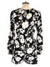 Design Lab Lord & Taylor 100% Polyester Floral Black Romper Size L - photo 2