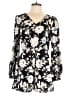 Design Lab Lord & Taylor 100% Polyester Floral Black Romper Size L - photo 1