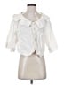 Assorted Brands 100% Linen Ivory 3/4 Sleeve Blouse Size 1 - photo 1