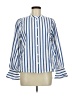 J.Crew Stripes Blue Long Sleeve Button-Down Shirt Size M - photo 1