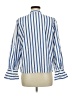 J.Crew Stripes Blue Long Sleeve Button-Down Shirt Size M - photo 2
