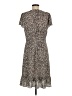 Talbots Animal Print Brown Casual Dress Size 8 - photo 2