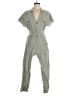 Zara Solid Green Jumpsuit Size M - photo 1