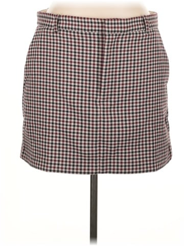 Madewell Mini Skirt in Plaid (view 1)