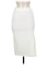 Shein Solid Ivory Casual Skirt Size 6 - photo 1
