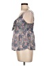 Ella Moss 100% Polyester Blue Sleeveless Blouse Size L - photo 5