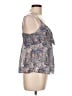 Ella Moss 100% Polyester Blue Sleeveless Blouse Size L - photo 4