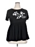 Torrid Black Short Sleeve T-Shirt Size 2X Plus (2) - photo 1