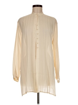 Ann Taylor Long Sleeve Silk Top
