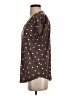 24/7 Maurices Polka Dots Brown Short Sleeve Blouse Size XS - photo 5