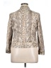 Ruby Rd. 100% Polyester Metallic Gold Jacket Size 14 - photo 2