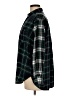 Gap 100% Cotton Plaid Green Long Sleeve Button-Down Shirt Size M - photo 5