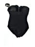 Kona Sol Solid Black One Piece Swimsuit Size S - photo 2