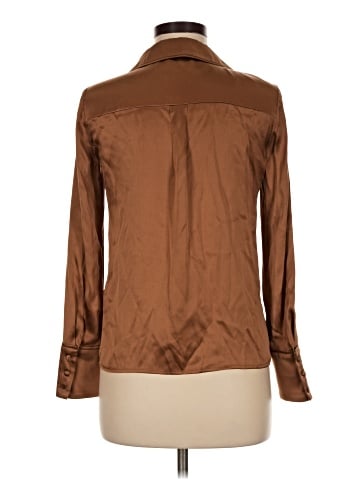 Alice + Olivia Long Sleeve Silk Top (view 2)