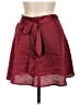 Unbranded Solid Burgundy Formal Skirt Size L - photo 2