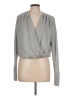Saylor Gray Long Sleeve Top Size L - photo 1