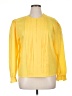 Josephine 100% Polyester Yellow Long Sleeve Blouse Size 16 - photo 1