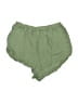 Vitamin A 100% Linen Green Shorts Size M - photo 2