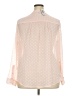 Torrid 100% Polyester Ivory Long Sleeve Blouse Size 2X Plus (2) - photo 2