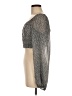 Altar'd State 100% Polyester Silver Long Sleeve Blouse Size M - photo 5