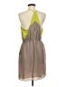 BCBGeneration 100% Polyester Color Block Gray Casual Dress Size M - photo 2
