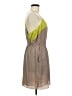 BCBGeneration 100% Polyester Color Block Gray Casual Dress Size M - photo 4