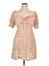 Trixxi 100% Polyester Hearts Tan Casual Dress Size XL - photo 1