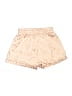 Tart 100% Polyester Stripes Gold Shorts Size M - photo 2