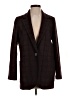 Madewell Plaid Burgundy Wool Blazer Size S - photo 1