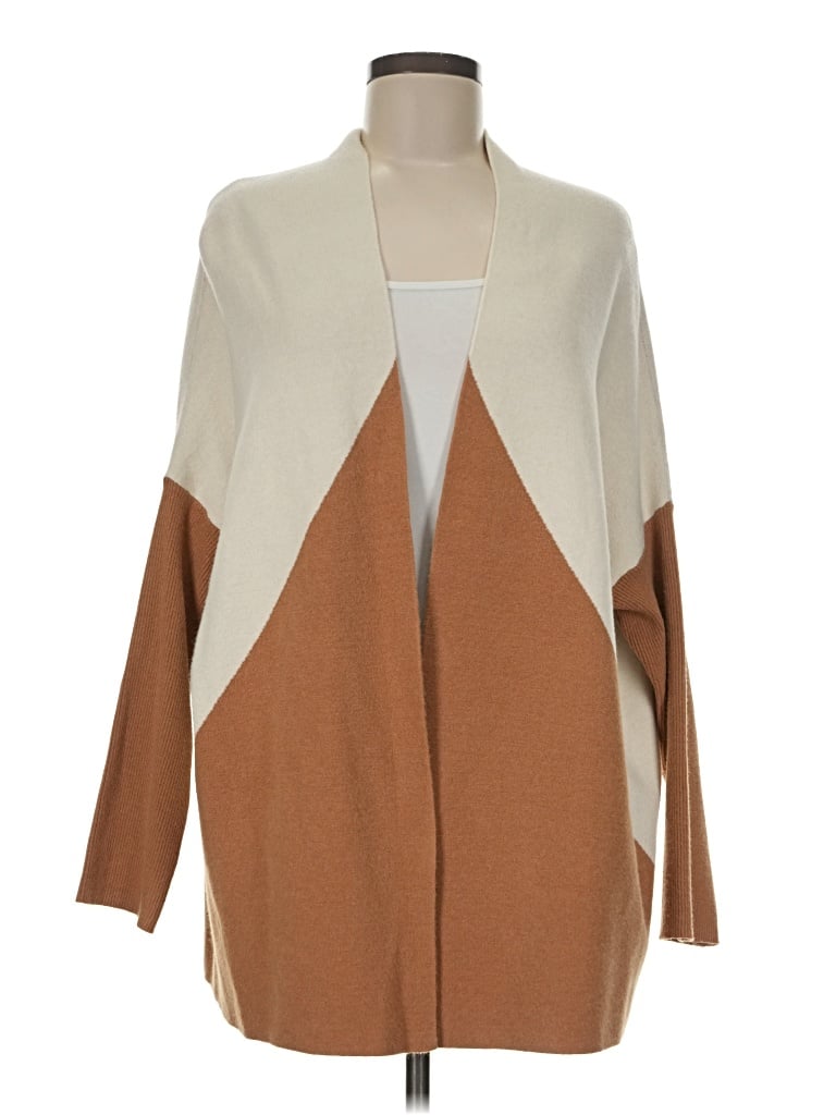 Pre-owned Entro Cardigan Sweater In Tan