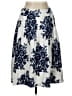Talbots Print Blue Casual Skirt Size 10 - photo 1