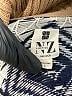 Nic + Zoe Chevron-herringbone Blue Pullover Sweater Size L - photo 7