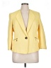 Kasper 100% Polyester Yellow Blazer Size 14 - photo 1
