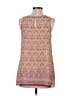 Max Studio 100% Polyester Graphic Pink Sleeveless Top Size S - photo 2
