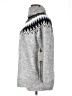 ASPEN Chevron-herringbone Silver Turtleneck Sweater Size 1X - photo 5
