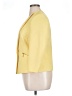 Kasper 100% Polyester Yellow Blazer Size 14 - photo 5