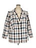 Talbots Checkered-gingham Ivory Blazer Size 20 - photo 1